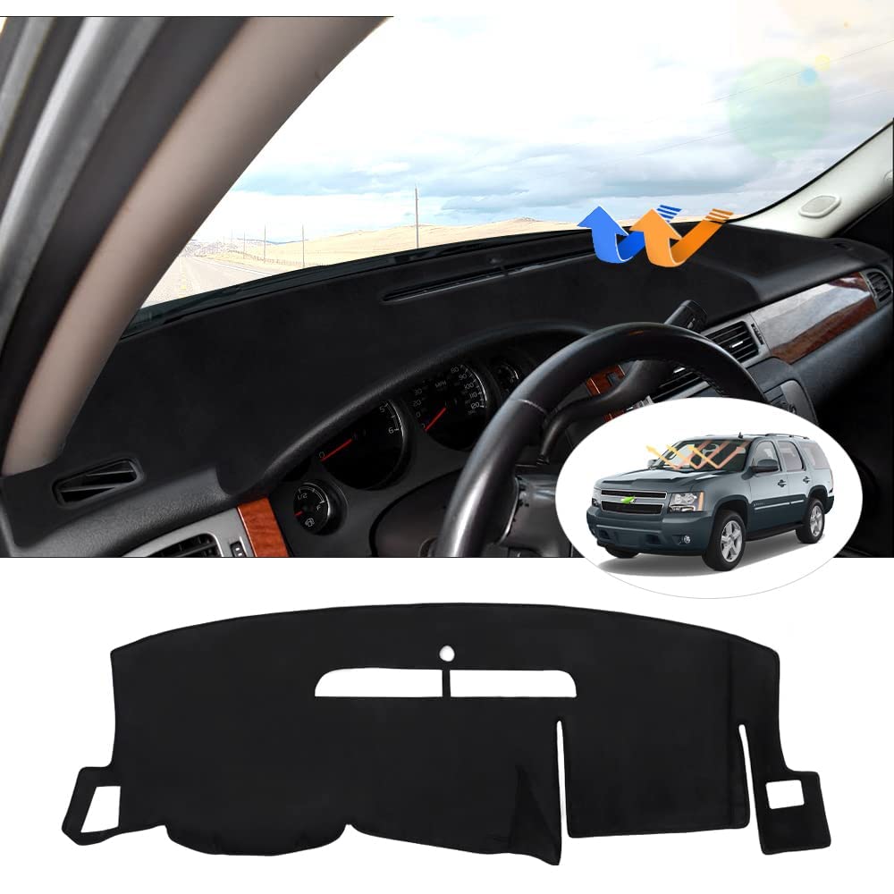 Cartist Custom Fit For Dashboard Cover 2007-2013 Chevy Chevrolet Silverado 1500 2500Hd 3500Hd Ls/Lt/Wt, 2007-2013 Gmc Sierra 150