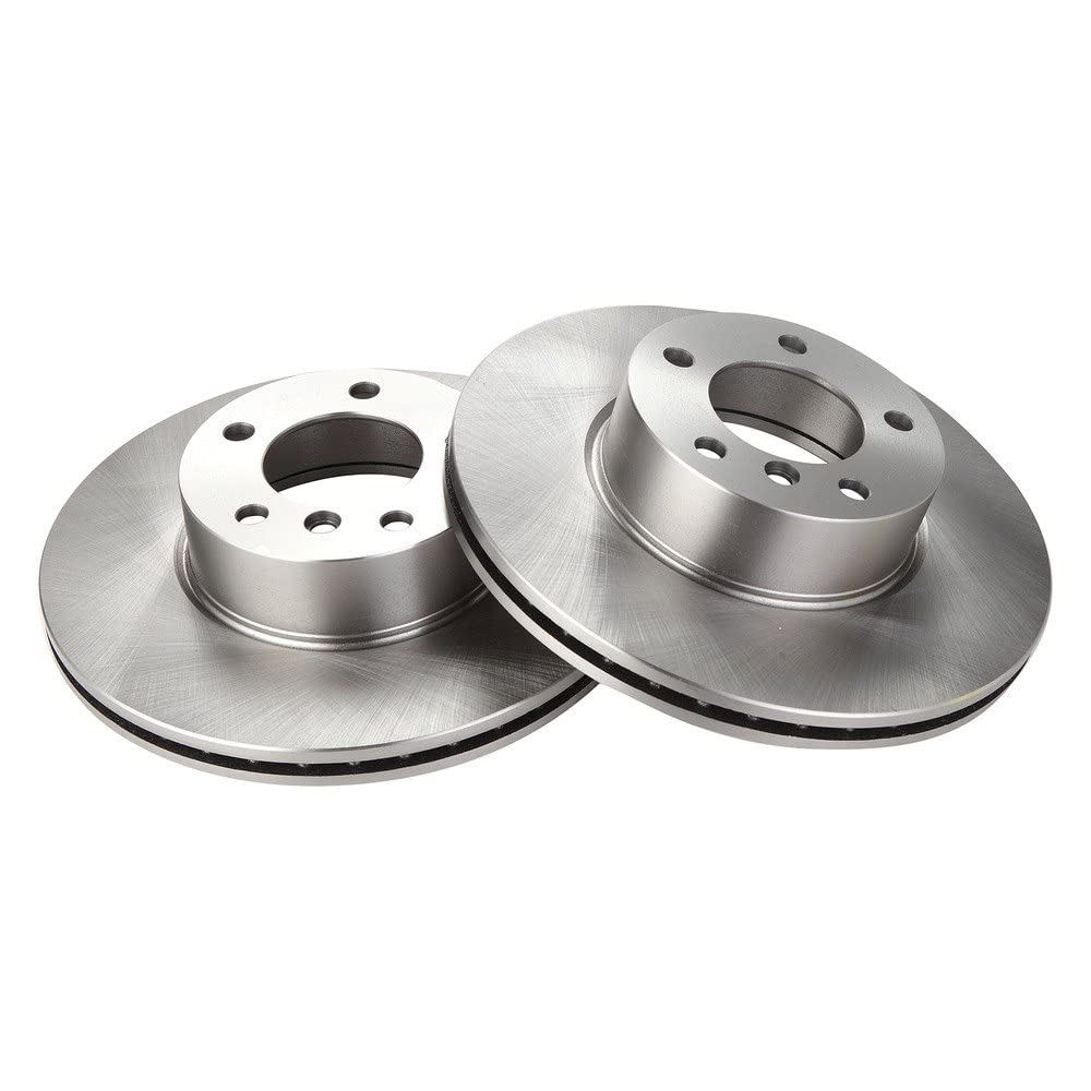 Trq Front Disc Brake Rotor Pair Set For 2012-2017 Bmw 320I / 2007-2016 328I / 2009-2016 328I Xdrive / 2007-2008 328Xi / 2012-201