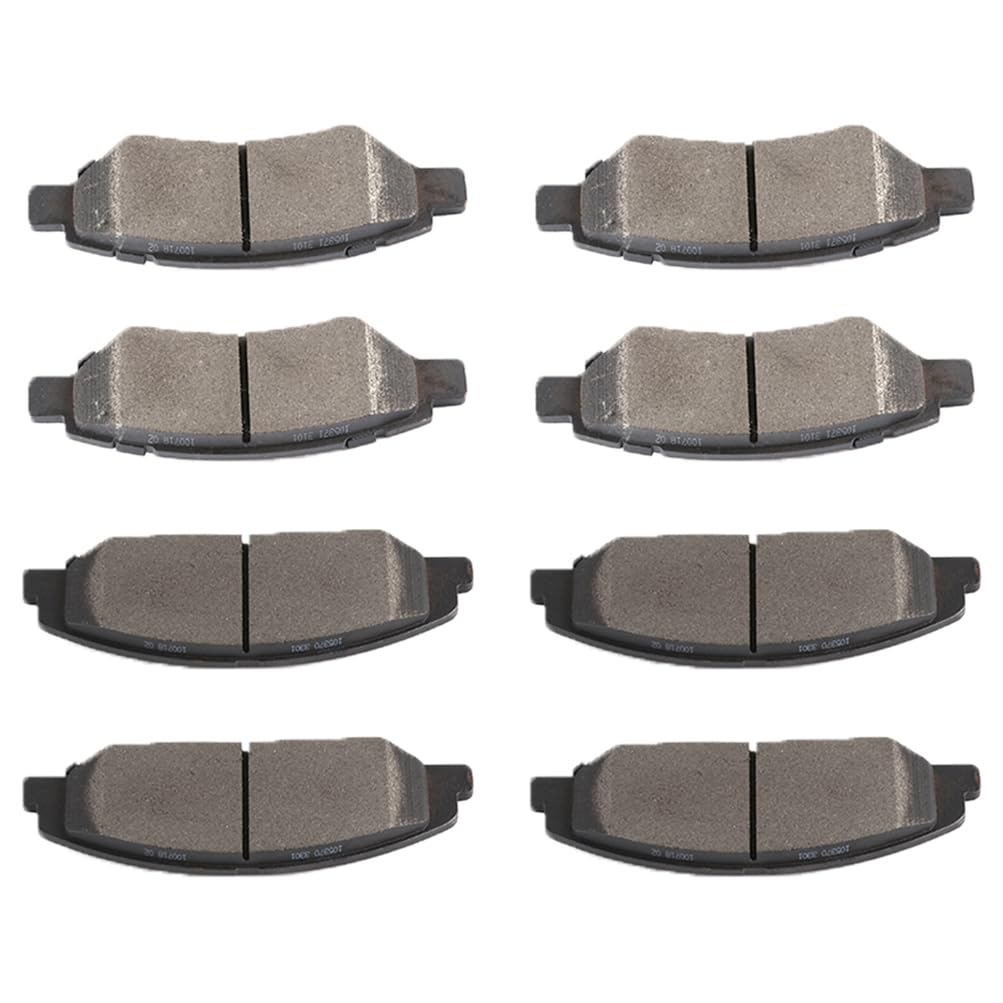 Ceramic Brake Pads Kits,SCITOO 8pcs Brakes Pads Set fit for 2008-2014 for Cadillac CTS