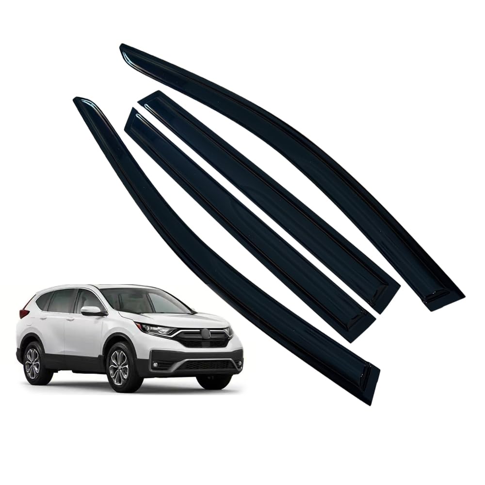 LETINGFAR Window Visors Rain Guards for Honda CRV 2017 2018 2019 2020 2021 2022 Accessories, Wind Deflectors Vent Shades for Hon