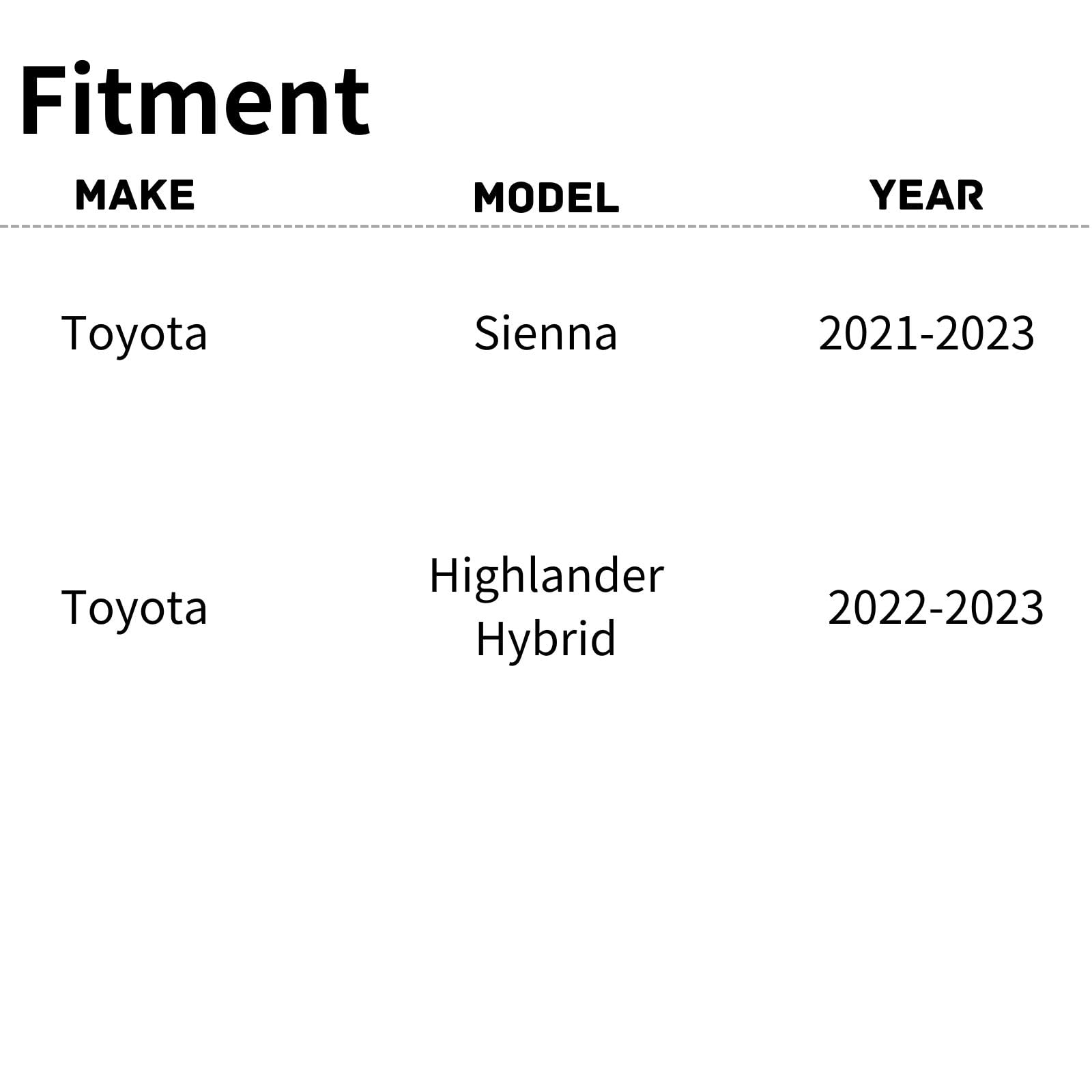 TYG (CAPA QUALITY) Active Grille Shutter For Toyota Sienna '21-'23/Highlander Hybrid '22-'23 53180-08010 TO1206105 w/Motor