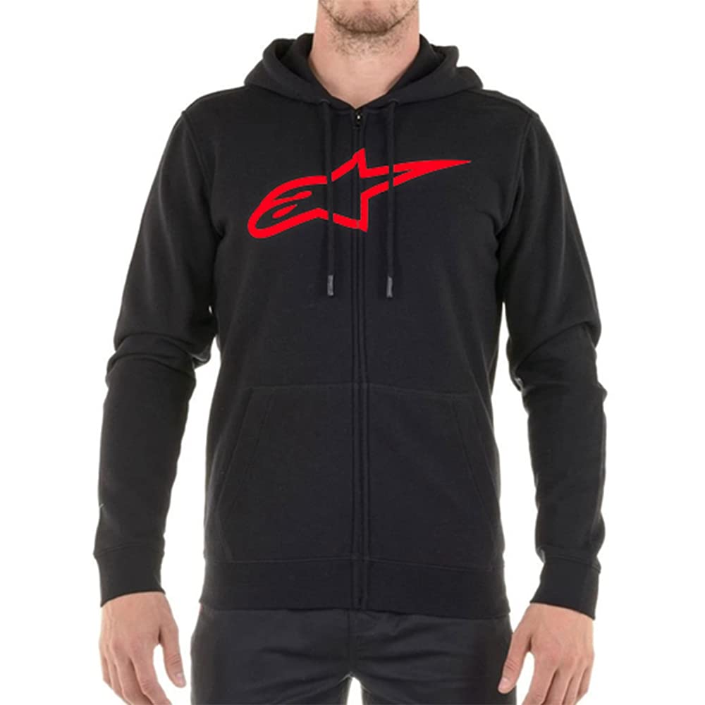 Alpinestars Mens Ageless II Fleece, Black/Red, Large