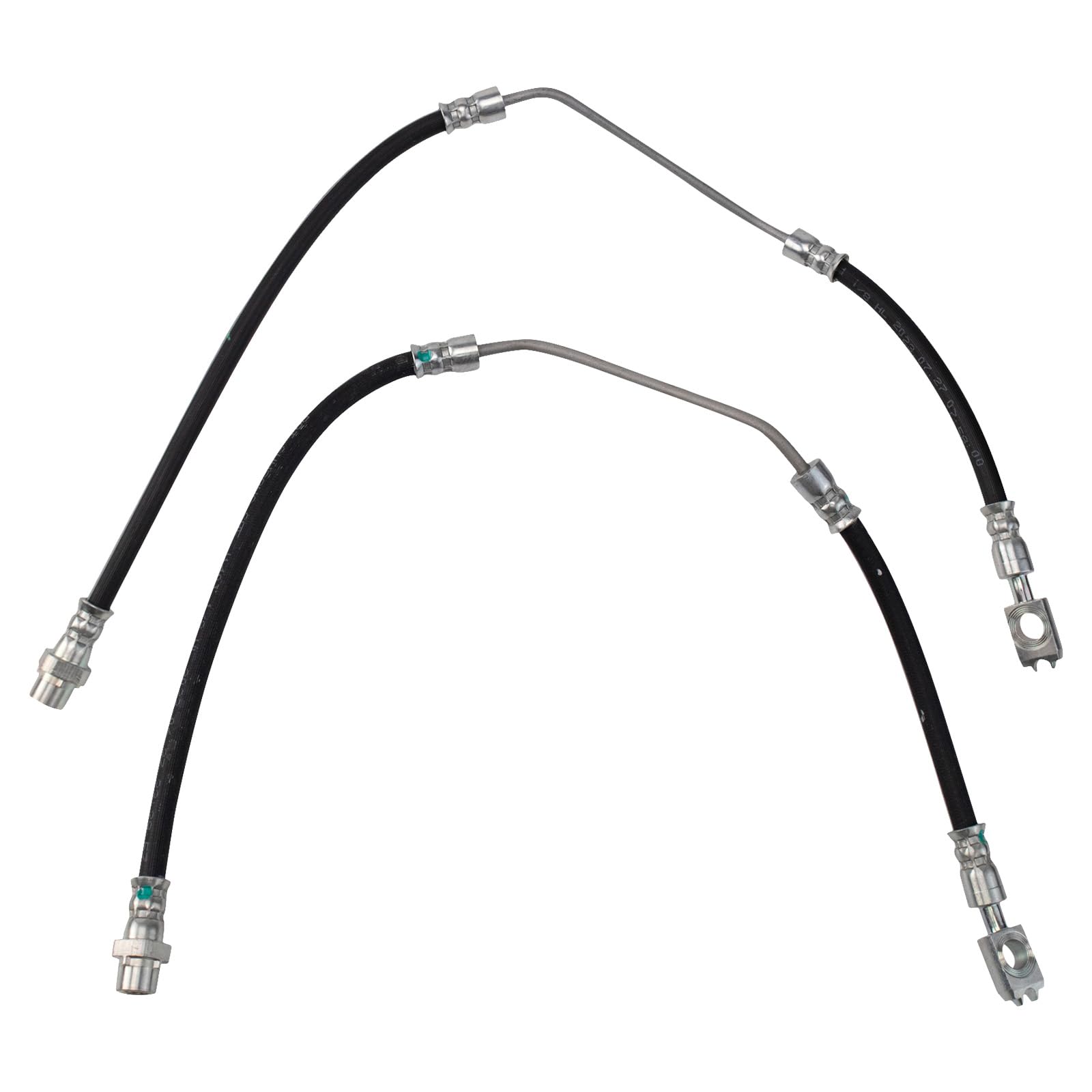 Trq Rear Brake Hose Set Compatible With 2000-2006 Bmw X5