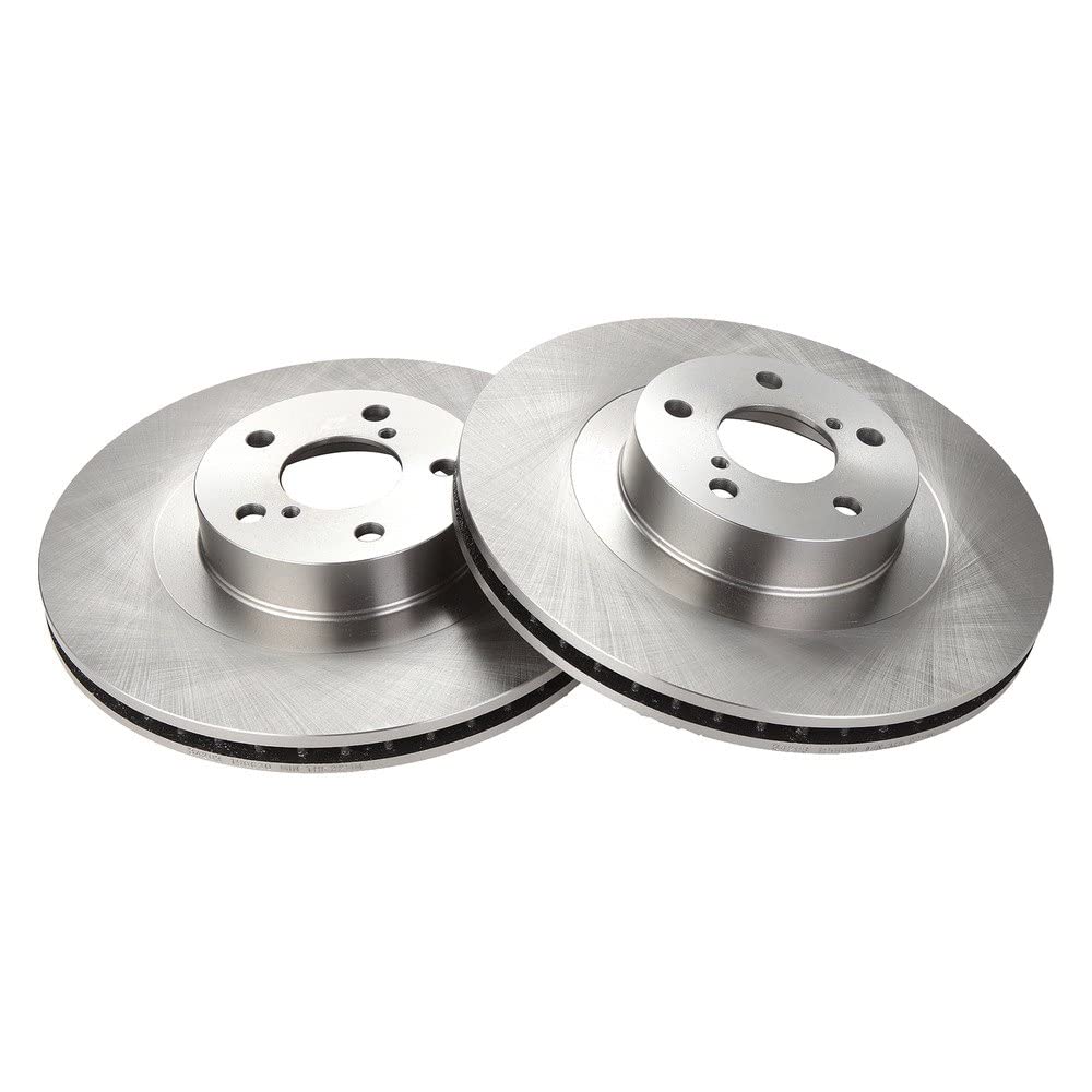 Trq Front Brake Rotors Set Vented Compatible With 2005-2006 Saab 9-2X 2003-2006 Subaru Baja 2003-2008 Forester 2002-2007 Impreza