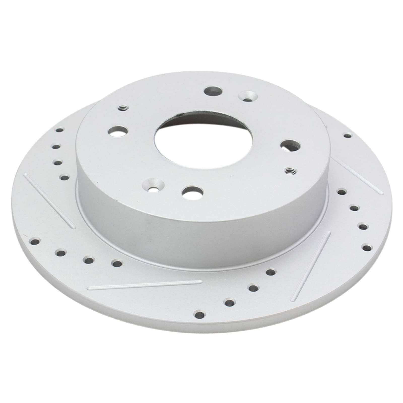 Trq Rear Performance Brake Rotors Set Premium G-Coated Compatible With 1998-1999 Acura Cl 1998-2002 Honda Accord