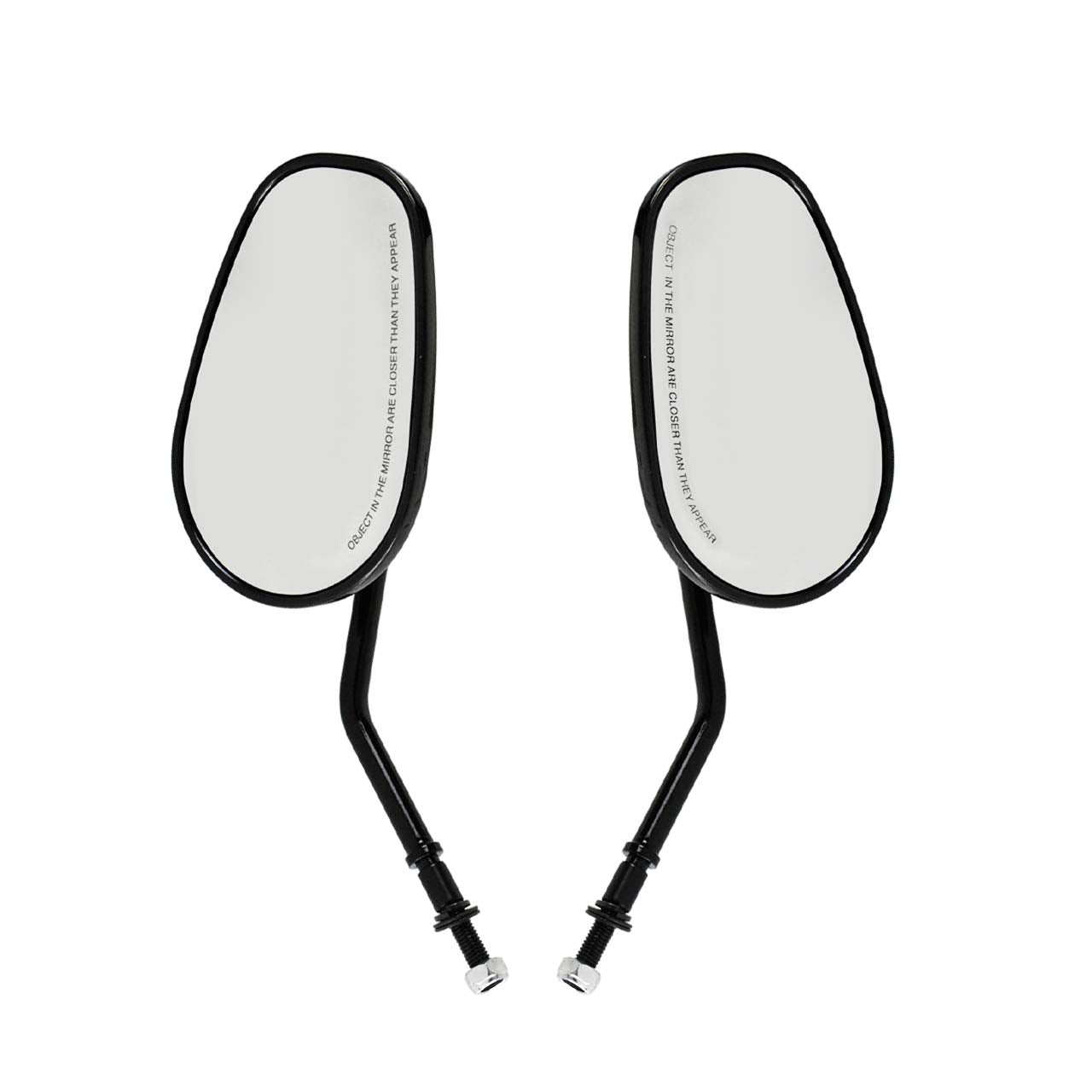 Motobiker M8 Side Mirrors Compatible With Harley Sportster Xl 883 1200 Road King V-Rod Street Glide Electra Glide Dyna Softail 1