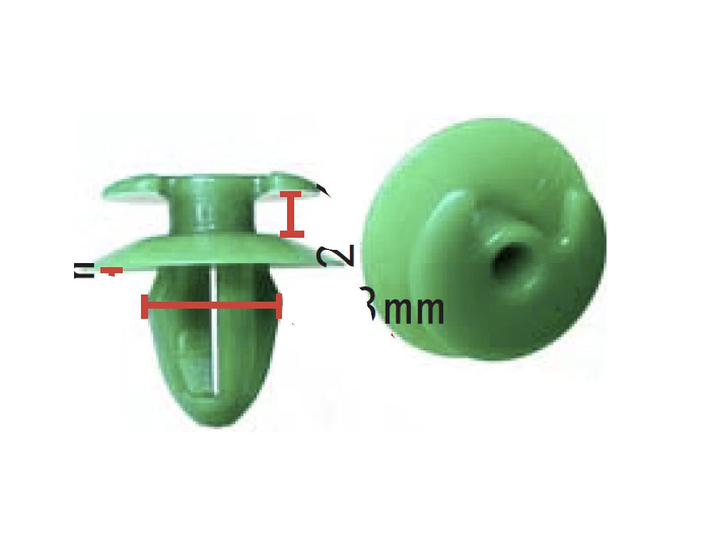 Autobahn88 Retainer Clip For Door Trim Molding, Compatible With Bmw (Oem: 51411870718) (Pack Of 20)