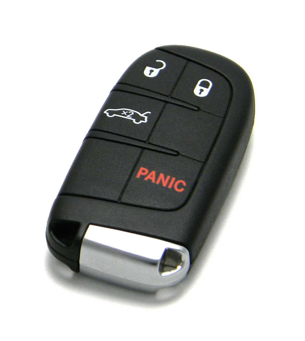 OEM 4-Button Keyless Entry Smart Proximity Key Compatible with 2015-2017 Chrysler 200 (FCC ID: M3M-40821302 / P/N: 68155686)