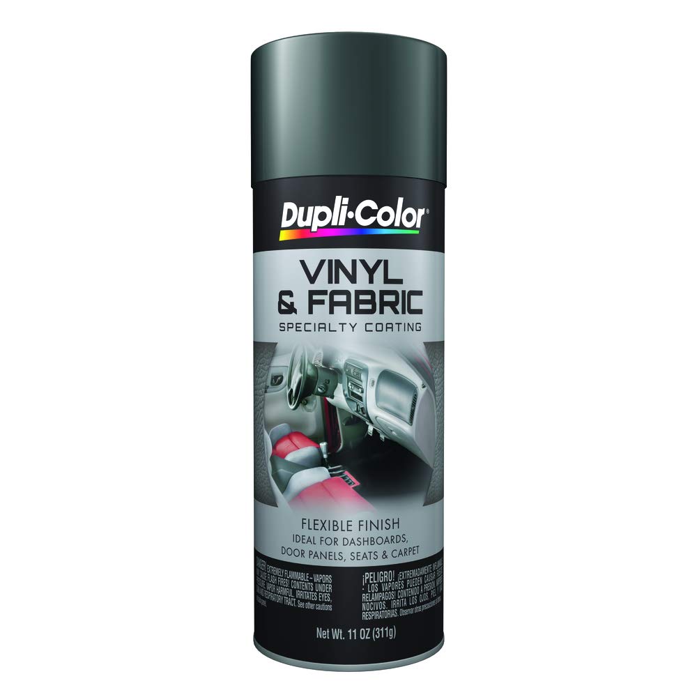 Dupli-Color Hvp111-6 Pk Vinyl And Fabric Coating Spray Paint - Charcoal Gray - 11 Oz Aerosol Can Pack Of 6