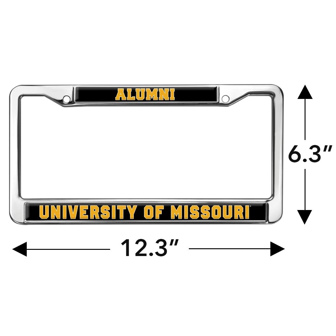 GRAPHICS & MORE Metal License Plate Frame - University of Missouri Alumni, Full Size, Standard, One Size