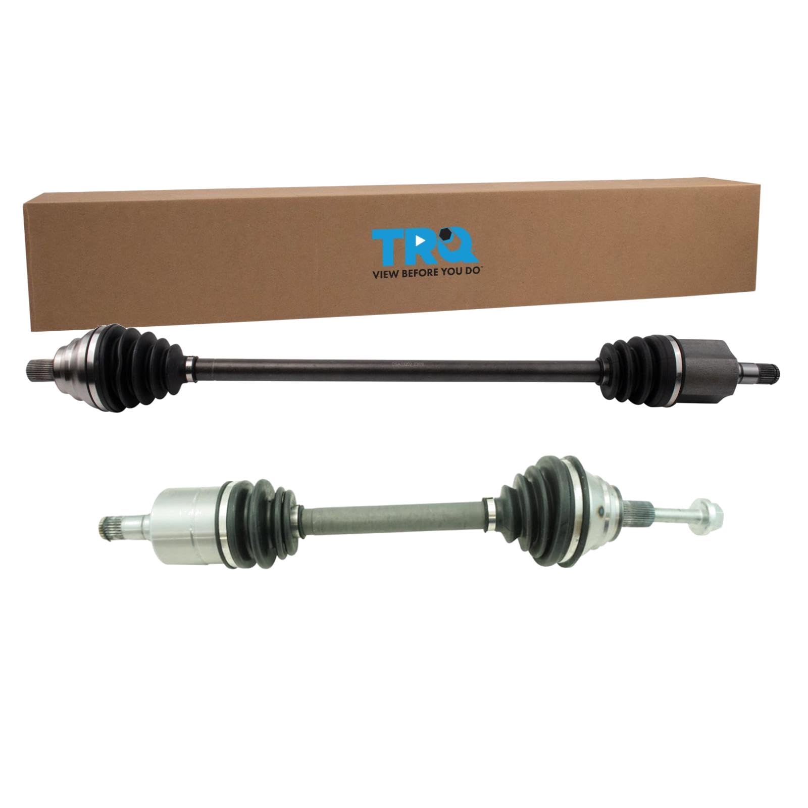 TRQ Front CV Axle Shaft Assembly Set Compatible with 2015-2018 Audi Q3 2006-2008 Volkswagen Passat 2009-2016 Tiguan 2017-2018 Ti