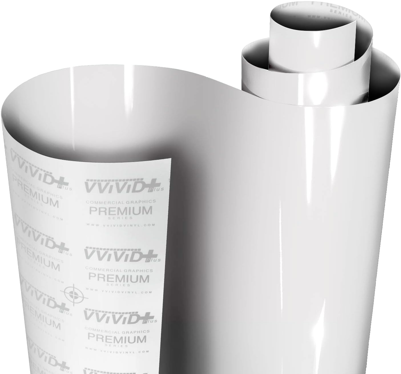 Vvivid+ Premium Vinyl Wrap Film (6Ft X 5Ft, Gloss Suzuka Ice Grey)