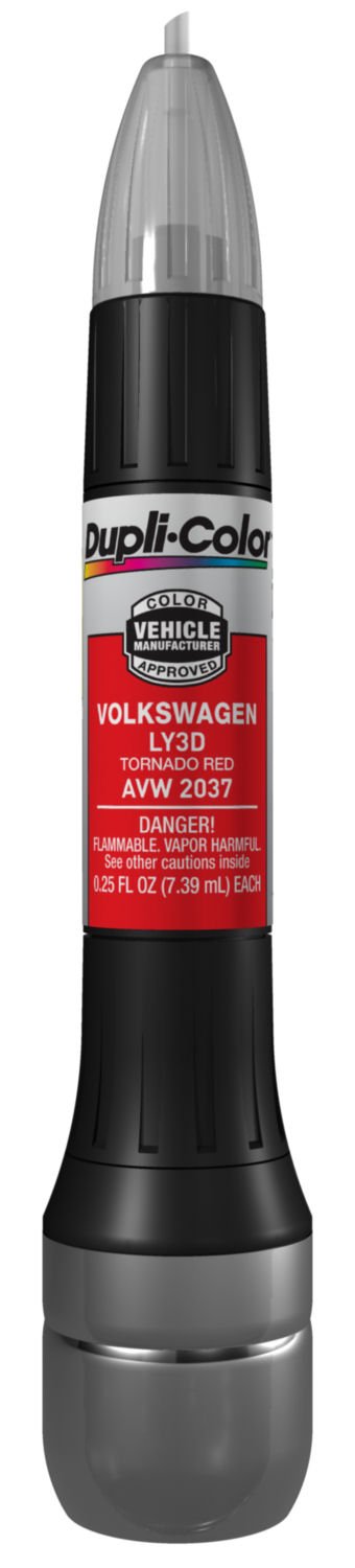 Dupli-Color Avw2037 Scratch Fix All-In-1 Exact-Match Automotive Touch-Up Paint - Volkswagen Tornado Red - 0.25 Oz. Paint Pen, To