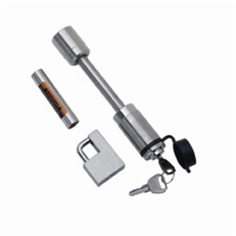 Cequent Bull Dog Lock 5/8'' Hitch Pin Coupler Lock Combo Ss - 580406