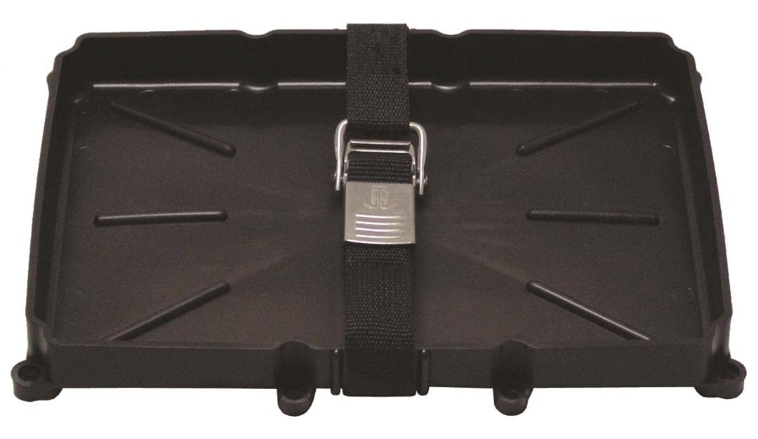 TH Marine NBH27SSCDP Battery Holder Tray with Stainless Steel Buckle, 27 Series
