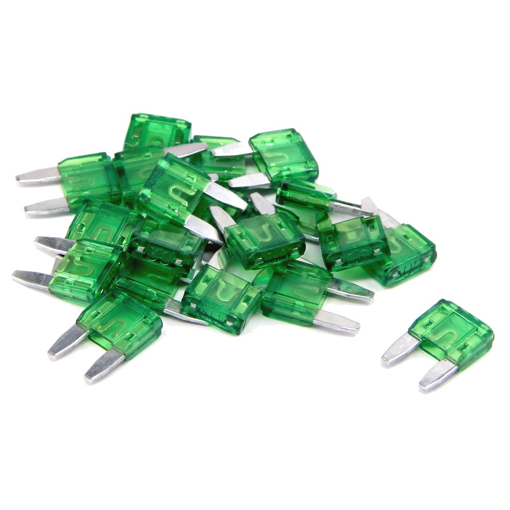 Fymusing 20 Pcs 30A Mini Blade Fuse, Automotive Fuse For Car Truck