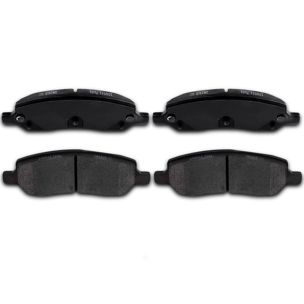 Cciyu D1172 Rear Ceramic Disc Brake Pads Kit For Buick Lucerne 2006-2011,For Cadillac Dts 2006-2011 4Pcs