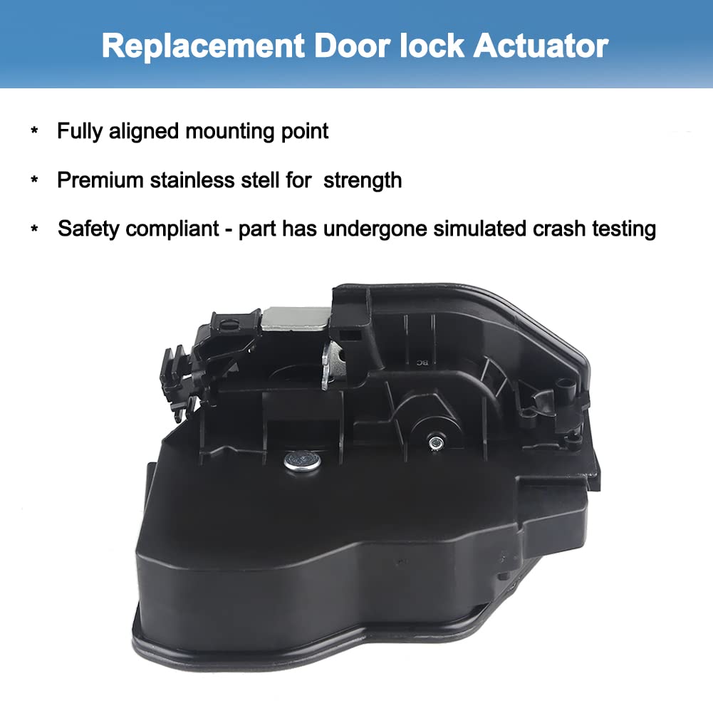 Wmphe Front Right Power Door Lock Actuator Compatible With Bmw E60 E65 E70 E90 E92 Door Lock Actuator Latch, Replaces Oem 937-801, 51217202146 - Front Passenger Side
