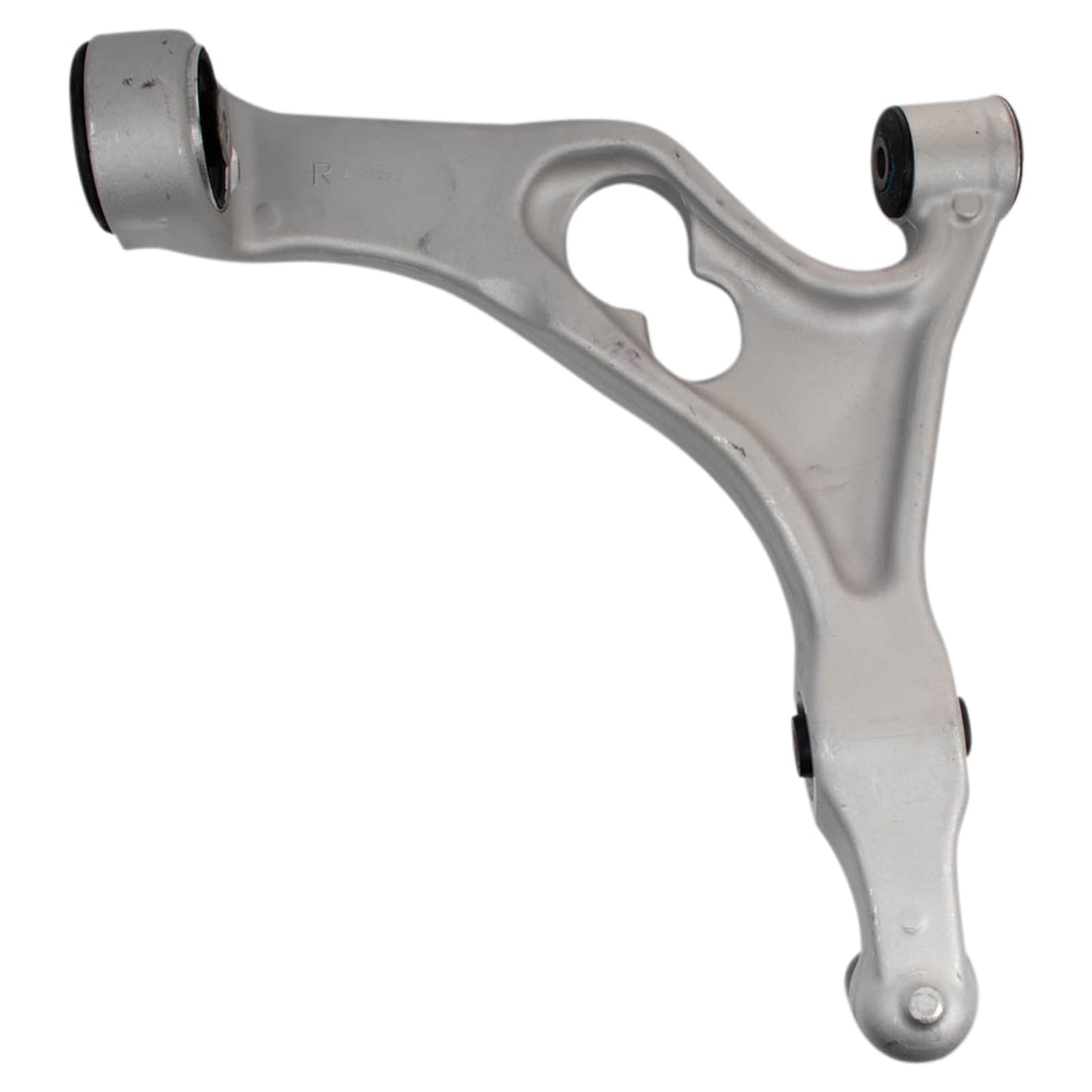 TRQ Front Lower Control Arm with Ball Joint - Passenger Side - Compatible with Audi Q7, Porsche Cayenne, Volkswagen Touareg - Silver - Model PSA38304
