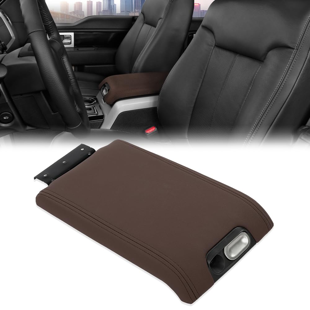 Allgood Center Console Armrest Lid Cover, Compatible With Ford F150 2009-2014/Fit Lincoln Mark Lt 2010-2014, Fit For Flow Throug
