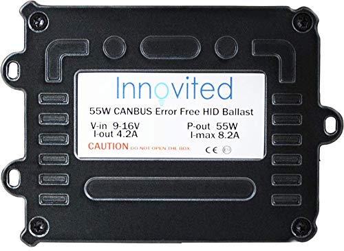 Innovited 9012 10000K Hid Xenon Bulb X 1 Pair Bundle With 2 X 55W Canbus Error Free Performance Digital Ballast (Ocean Blue)