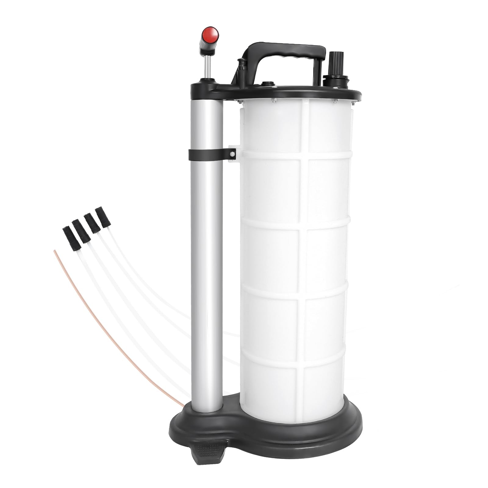 Superfastracing 9L Manual Fluid Extractor Large Capacity 2.3 Gallon Vacuum Reservoir Through The Dipstick Tube Suction Hose