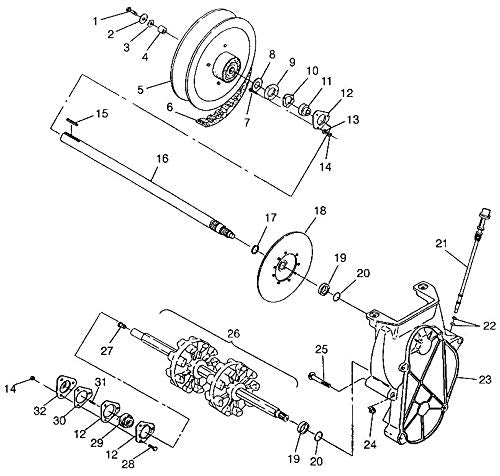 Polaris Snowmobile Drive Belt, Part 3211042