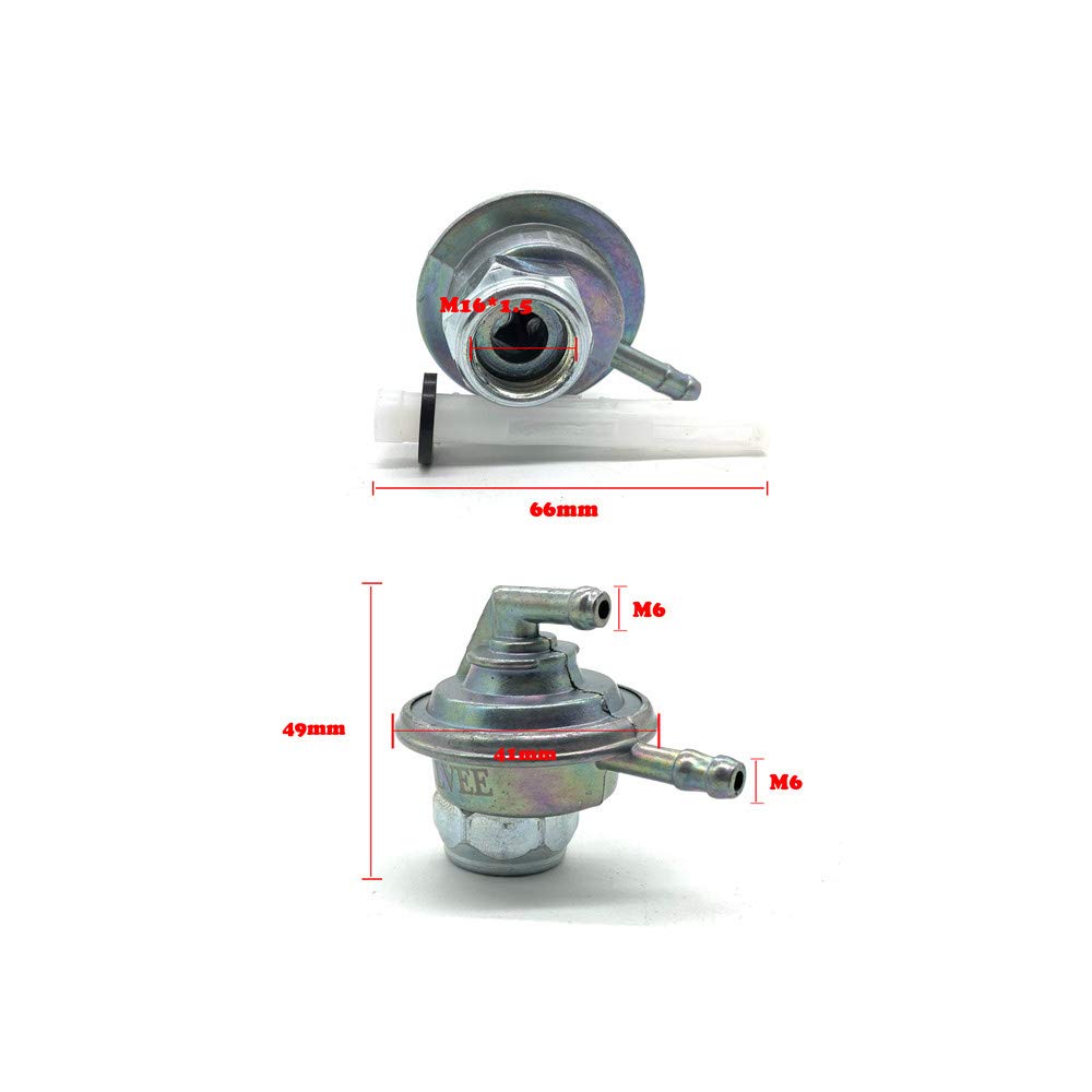 Motorcycle Gas Fuel Switch Pump Petcock For Gy6 50Cc 70Cc 90Cc 110Cc 125Cc 150Cc Atv 139Qmb Go Kart Moped Scooter Oil Valve