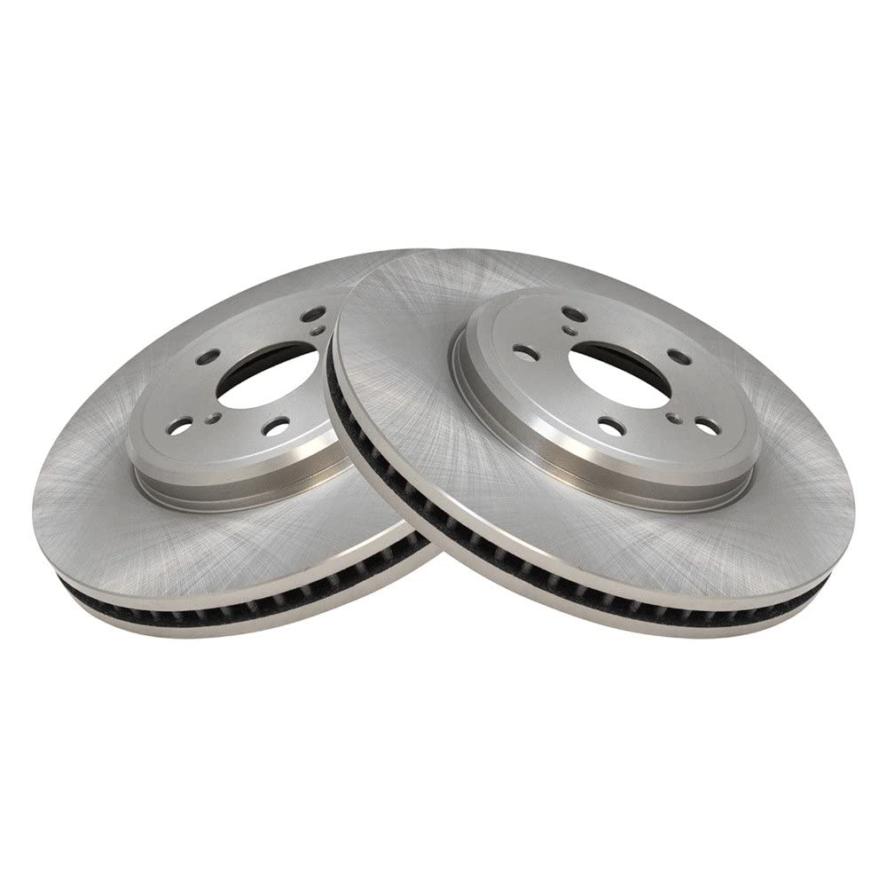 Trq Front Brake Rotors Set Vented Compatible With 2001-2006 Lexus Ls430