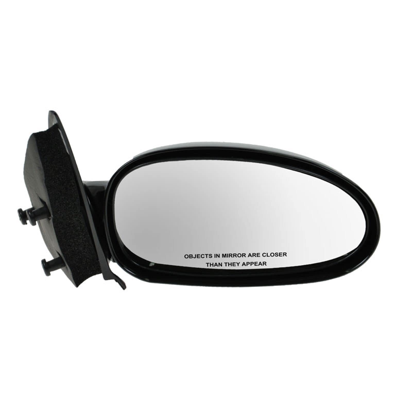Trq Right Mirror Manual Passenger Side Compatible With 1997-2002 Saturn Sc1 Sc2 Gm1321186