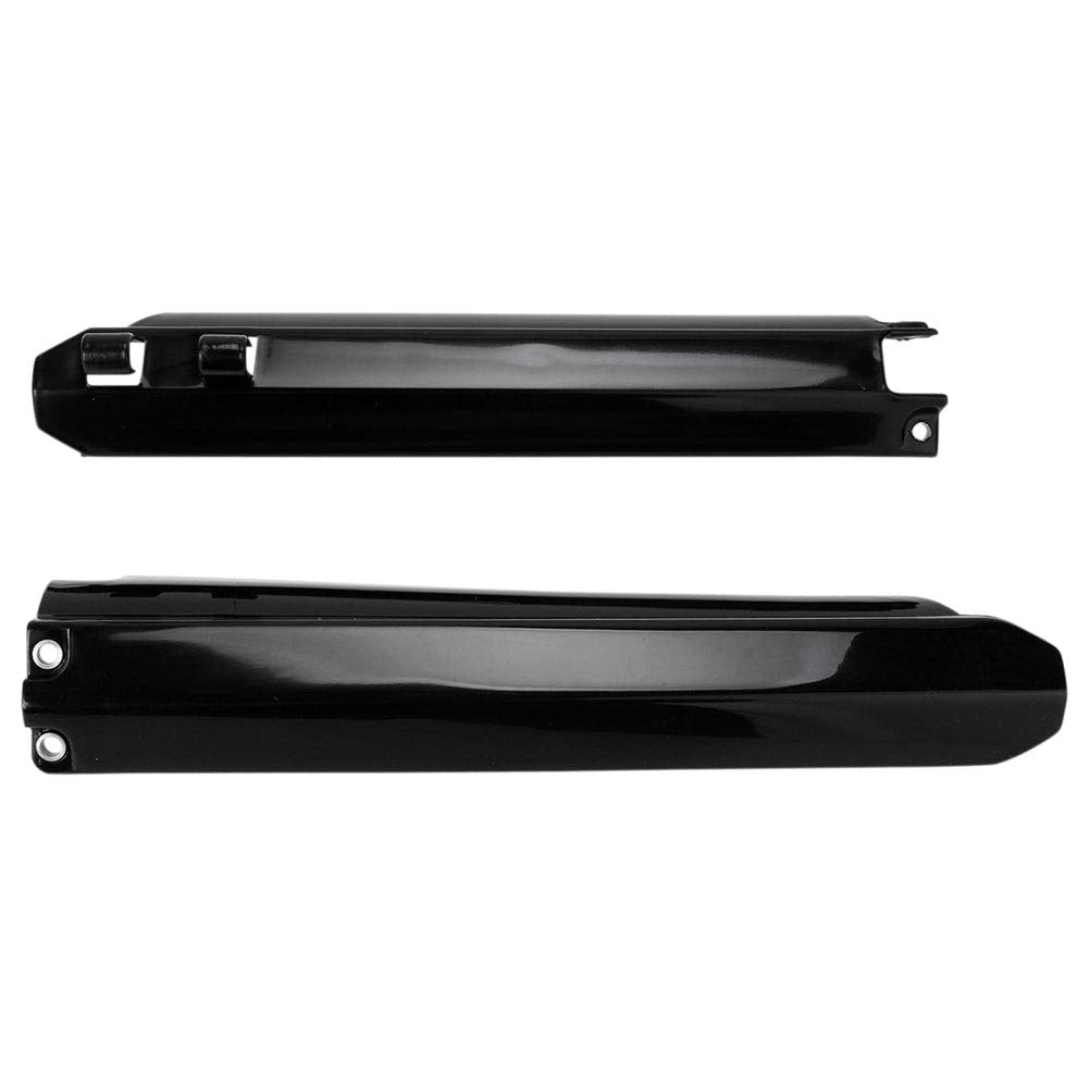 Acerbis Lower Fork Cover Set Black For Yamaha Yz125 1996-2004