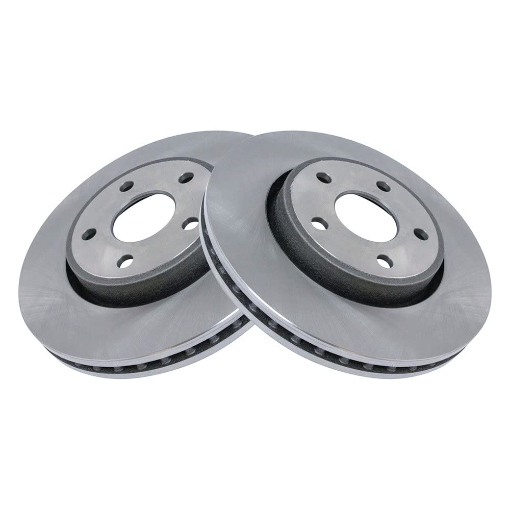 Trq Front Brake Rotors Set Vented Compatible With 2011-2020 Dodge Durango Jeep Grand Cherokee