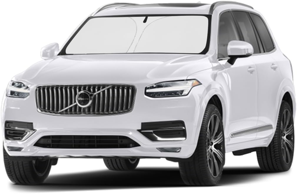 Proadsy Upgrade Windshield Sunshade Custom Fit 2016-2023 2024 2025 Volvo Xc90 Reflective Heat Sun Uv Protector Foldable Front Wi
