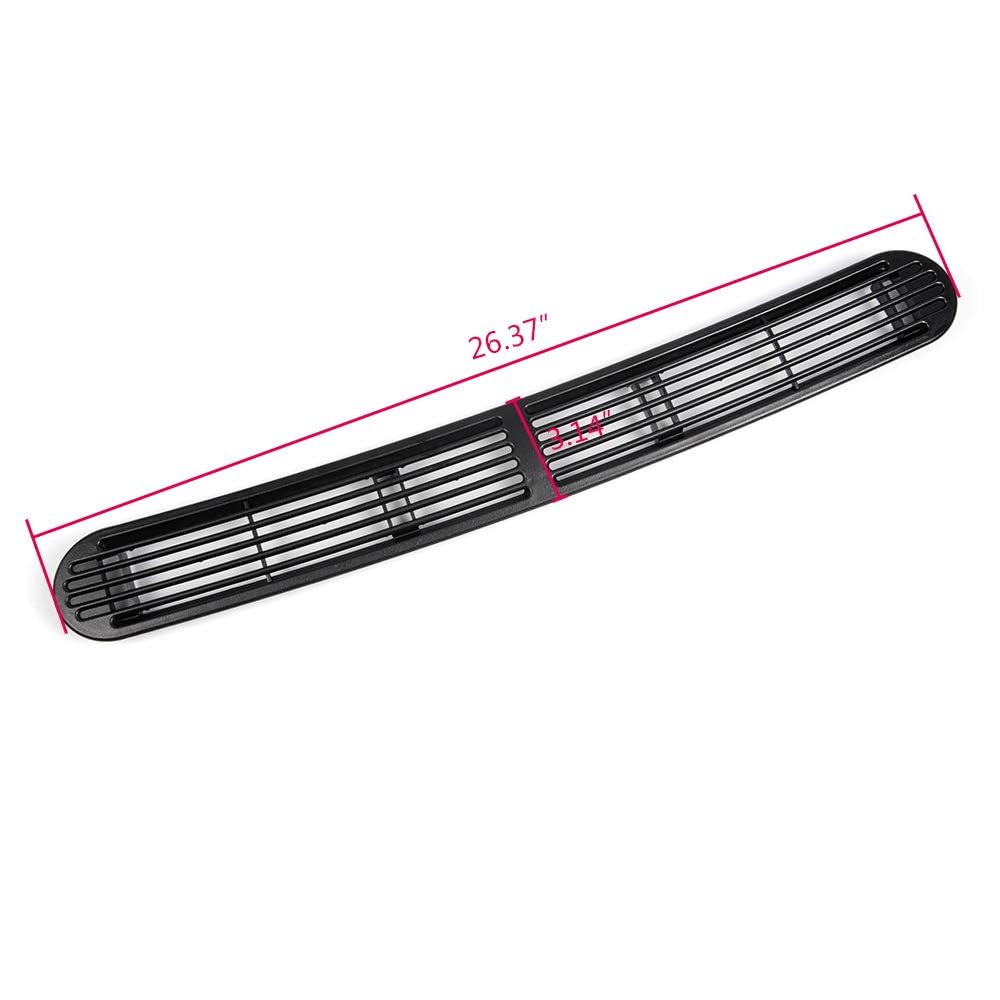 G-Plus Graphite Dash Defrost Vent Cover Grille Panel Compatible With Chevy Blazer S10/Gmc Jimmy Oldsmobile 1998-2004 Suv Pickup