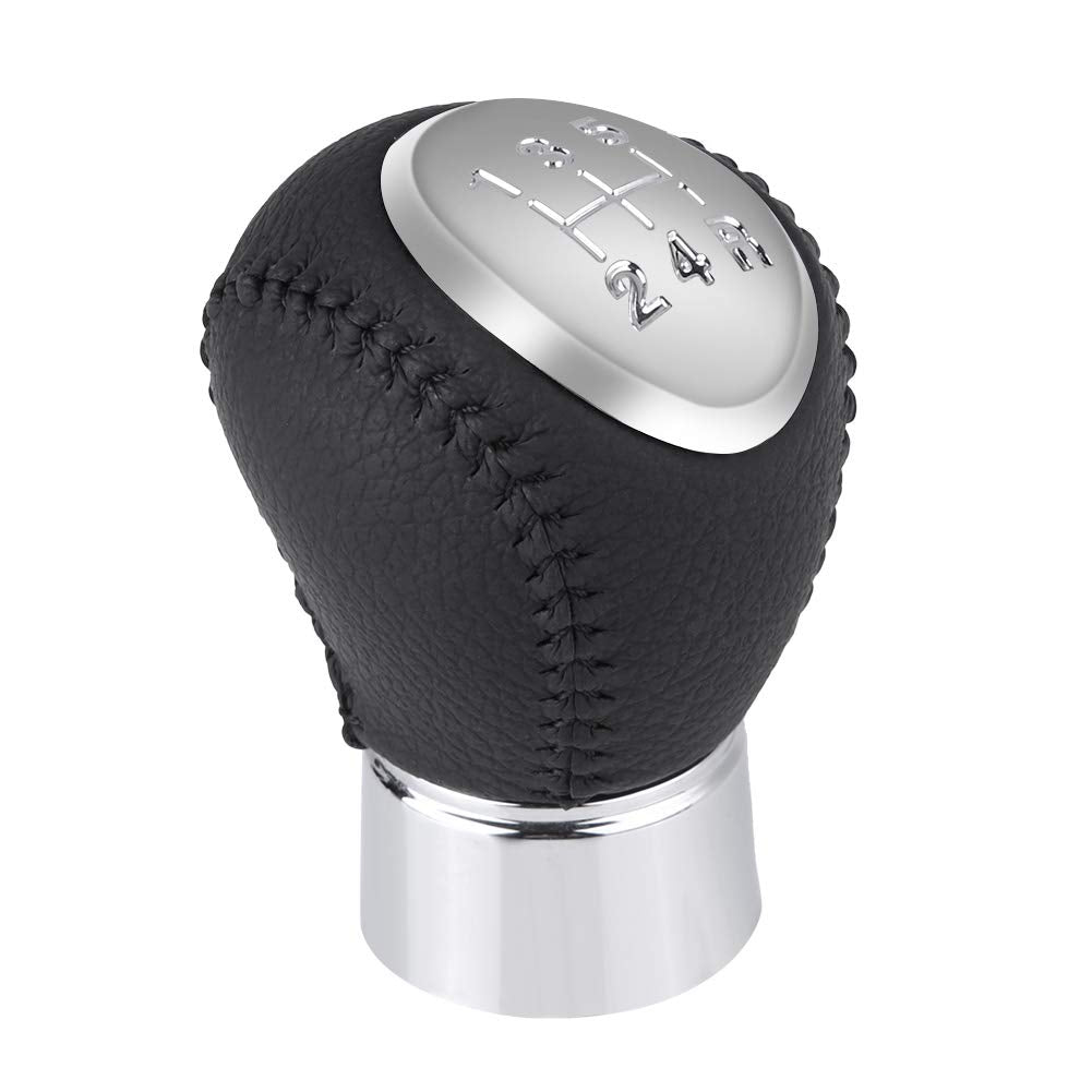 Keenso Manual 5 Speed Shift Knob, Car Auto Gear Shifter Knob Stick Head Lever For Mazda 3 5 6 323 626 Rx8 Black