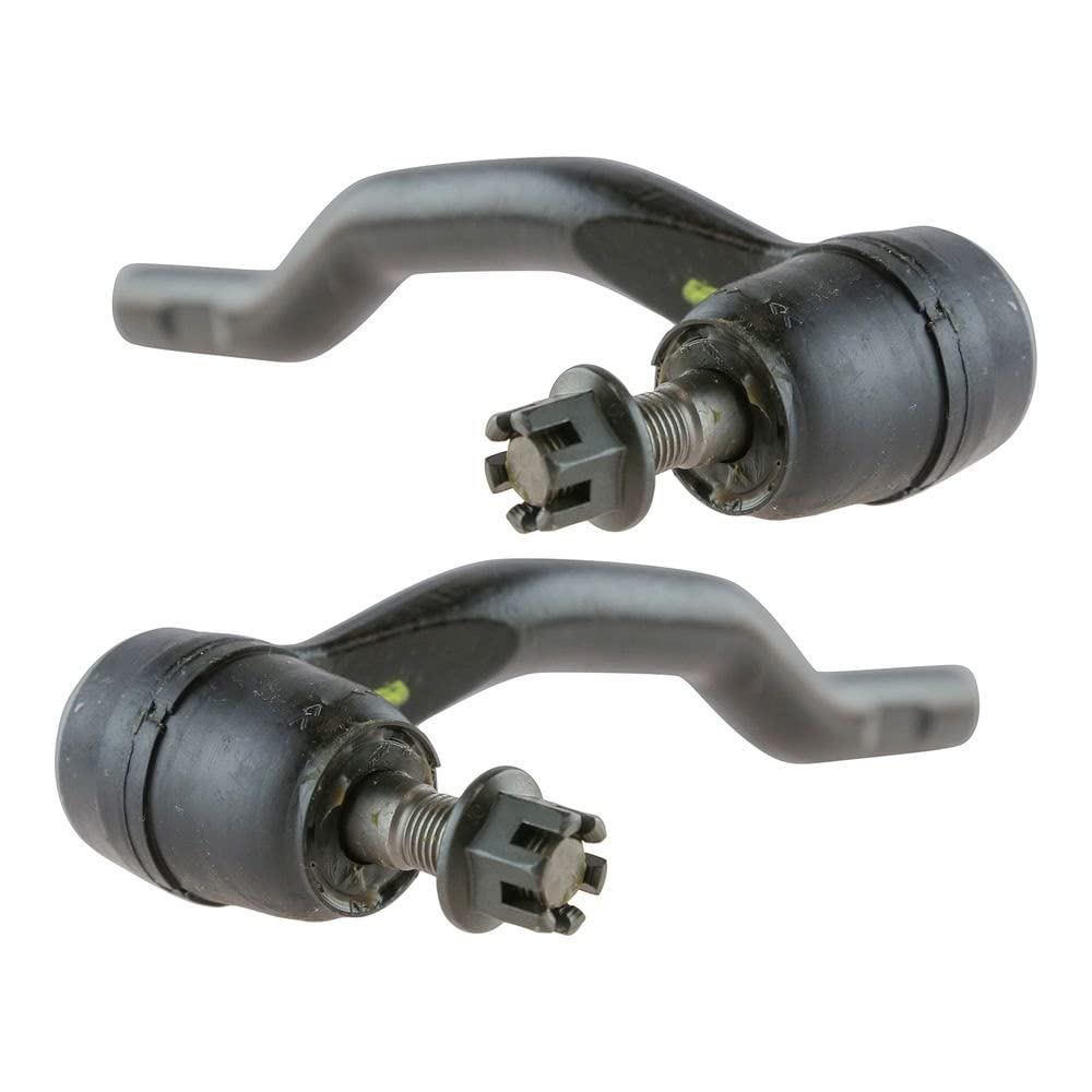 TRQ Front Outer Tie Rod Set Compatible with 2009-2013 Mazda 6