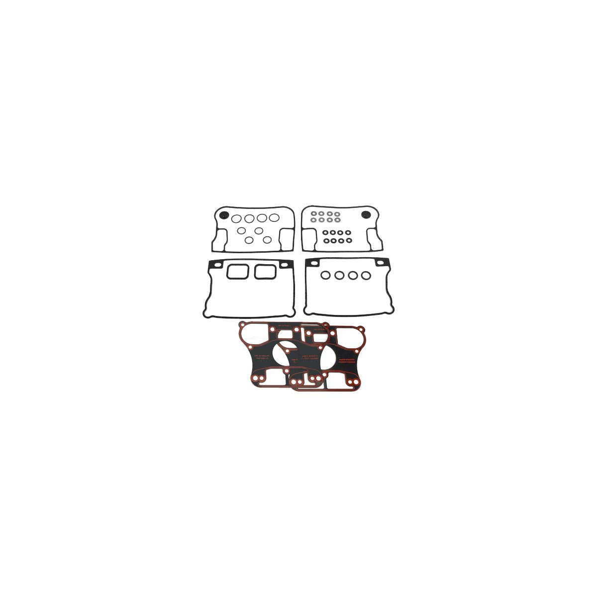 Genuine James Gaskets Rocker Gasket Kit (Metal) Compatible With 92-99 Harley Flstc