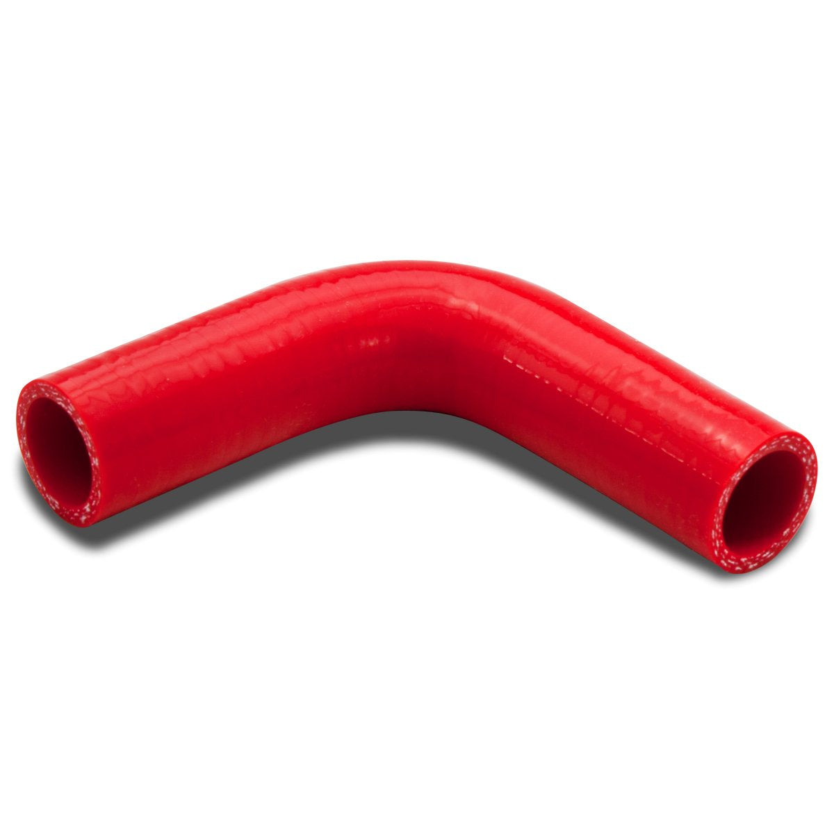 Auto Dynasty 1 Inches 90 Degree Elbow Turbo/Intercooler/Intake Piping Coupler Silicone Hose, (Red)