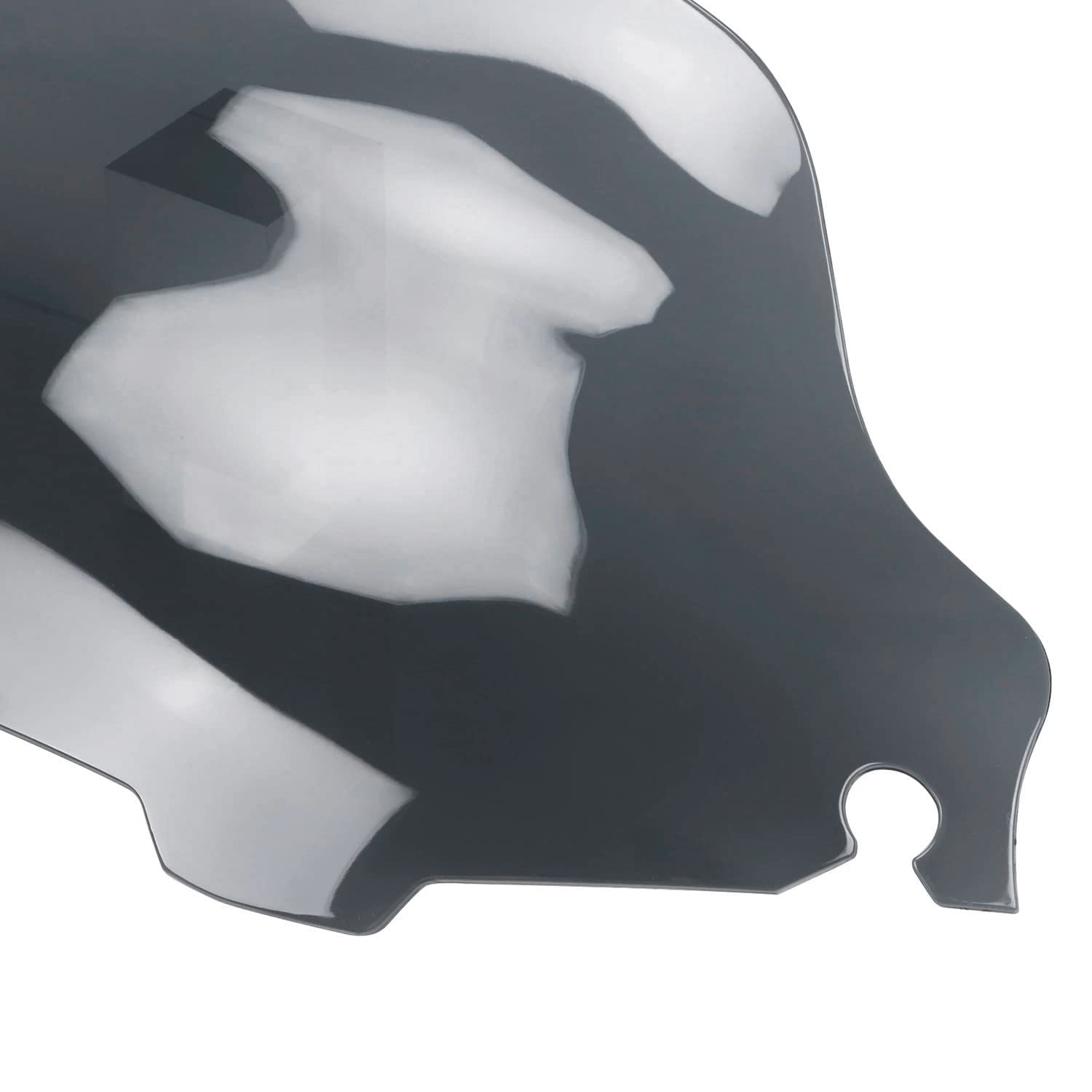 Wynmoto 8' Smoke Tint Windshield Windscreen Wind Splitter Compatible For 96-13 Harley Davidson Touring Street Glide Electra Glide Flhtcu Ultra Classic Glide Flht Flhx Flhxs Flhtk Tri Glide 1996-2013