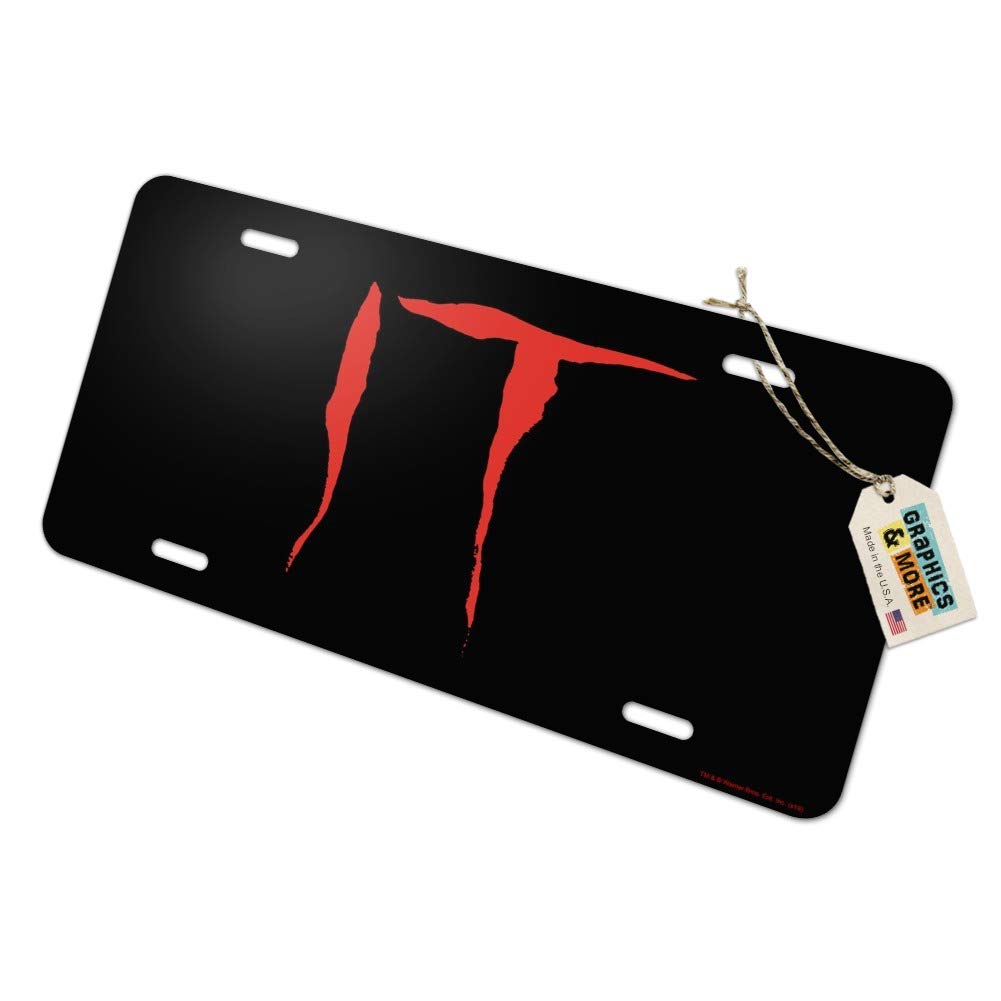 Graphics & More It Movie Logo Novelty Metal Vanity Tag License Plate