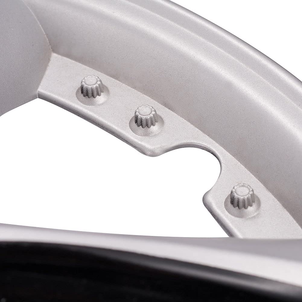 Atmomo 12 Inch Black Hubcap Wheel Cover Replacement Car Vehicle Wheel Rim Skin Cover Pack Of 4