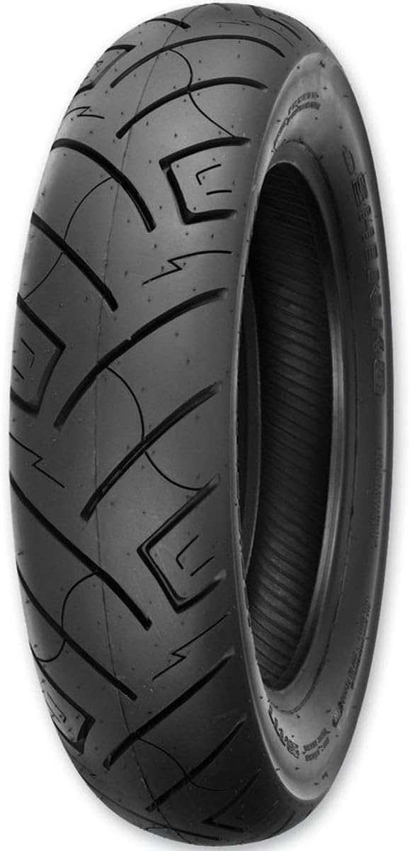 Shinko 87-4594 777 Rear H.D. Motorcycle Tire 130/90B-16 (73H) Black Wall