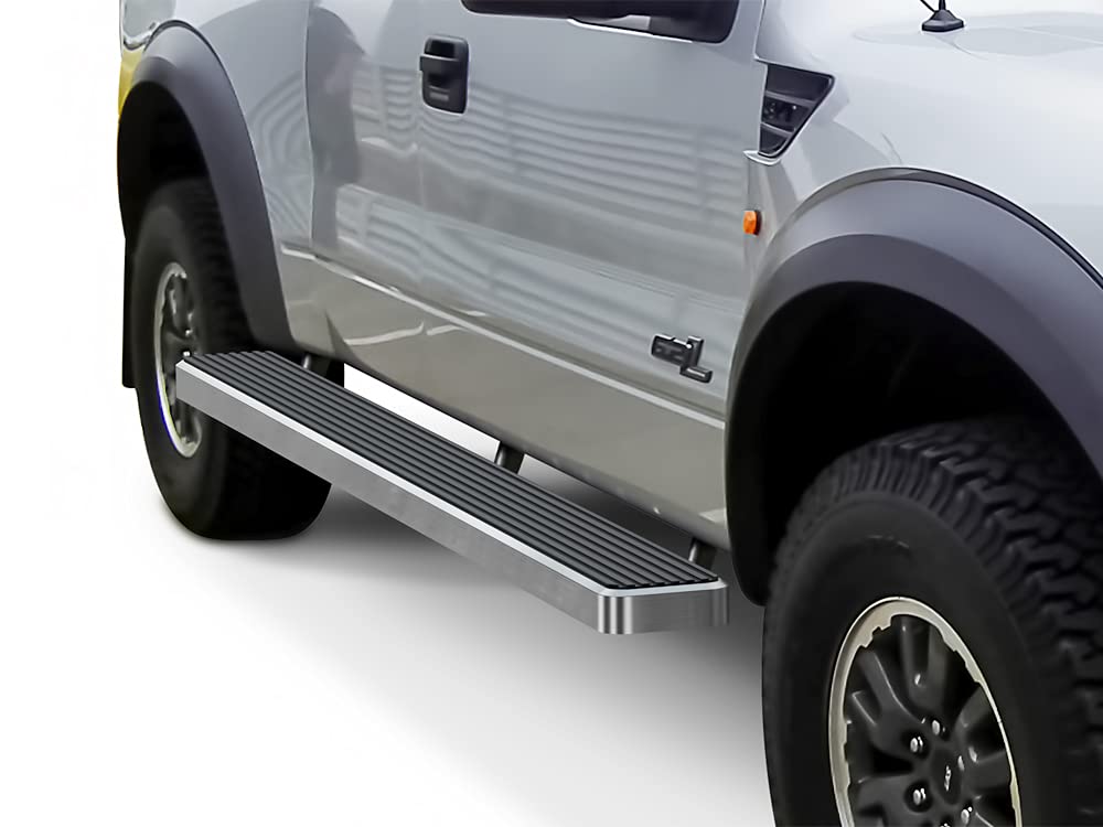 APS Running Boards (Side Bars Side Steps Step Bar) Compatible with Ford F150 2015-2025 Super Cab 5.5ft Bed & F-250 F-350 Super D