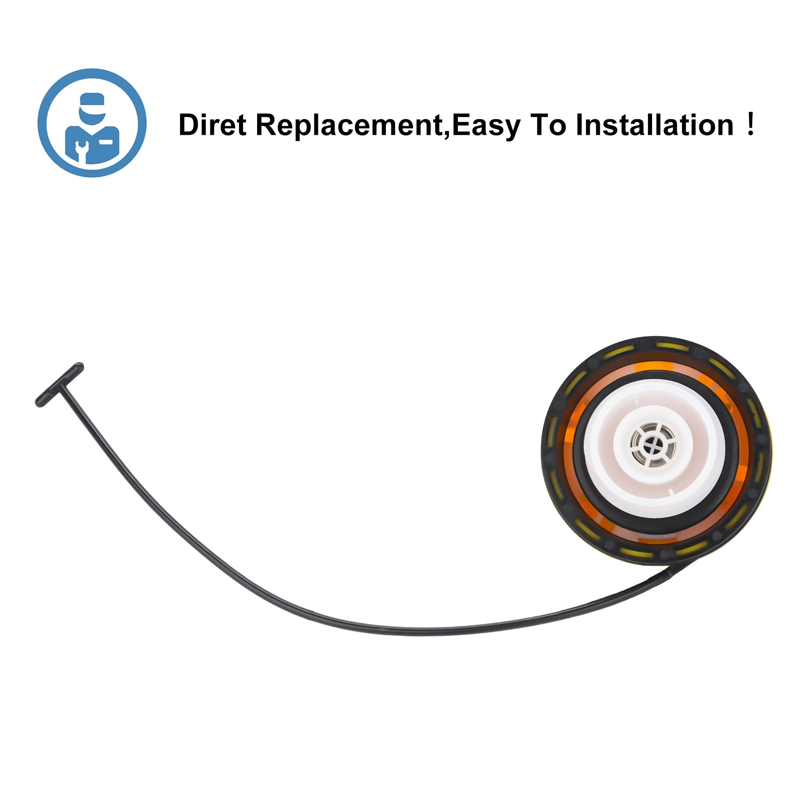 Fuel Tank Filler Cap,Gas Cap Compatible With Chevy Cadillac Gmc-2012-2013 Avalanche Silverado 1500, 2012-2014 Silverado 2500Hd 3500Hd,2012-2014 Escalade,2012-2013 Sierra 1500,Replace # Gt347,20962524