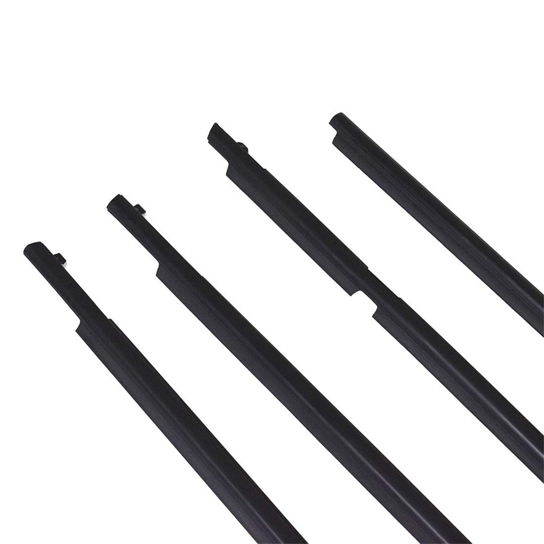 4Pcs Car Weather Strip Window Moulding Trim Seal Belt Replacement For Toyota Rav4 2009-2012