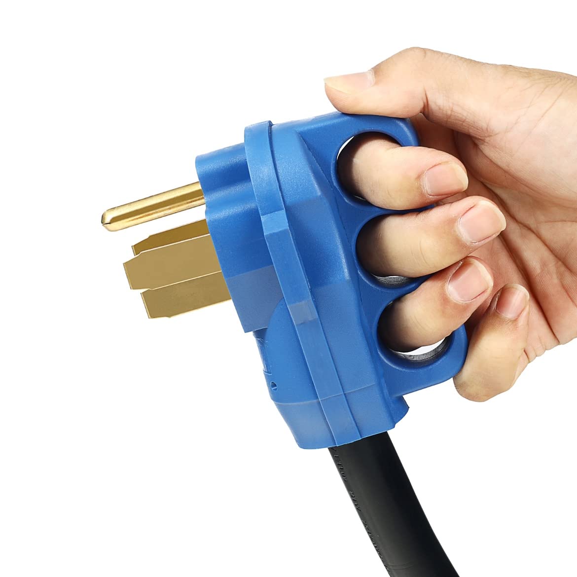 Rv Plug Adapter 50 Amp To 30 Amp,Rv Splitter Nema 14-50P To Two Tt-30R,Y Power Cord Adapter For 30 Amp Rv Split One 125/250V 50A Into 2 125V 30A Rv Extension Cord,2.23 Feet(Split 50A M To Two 30A F)