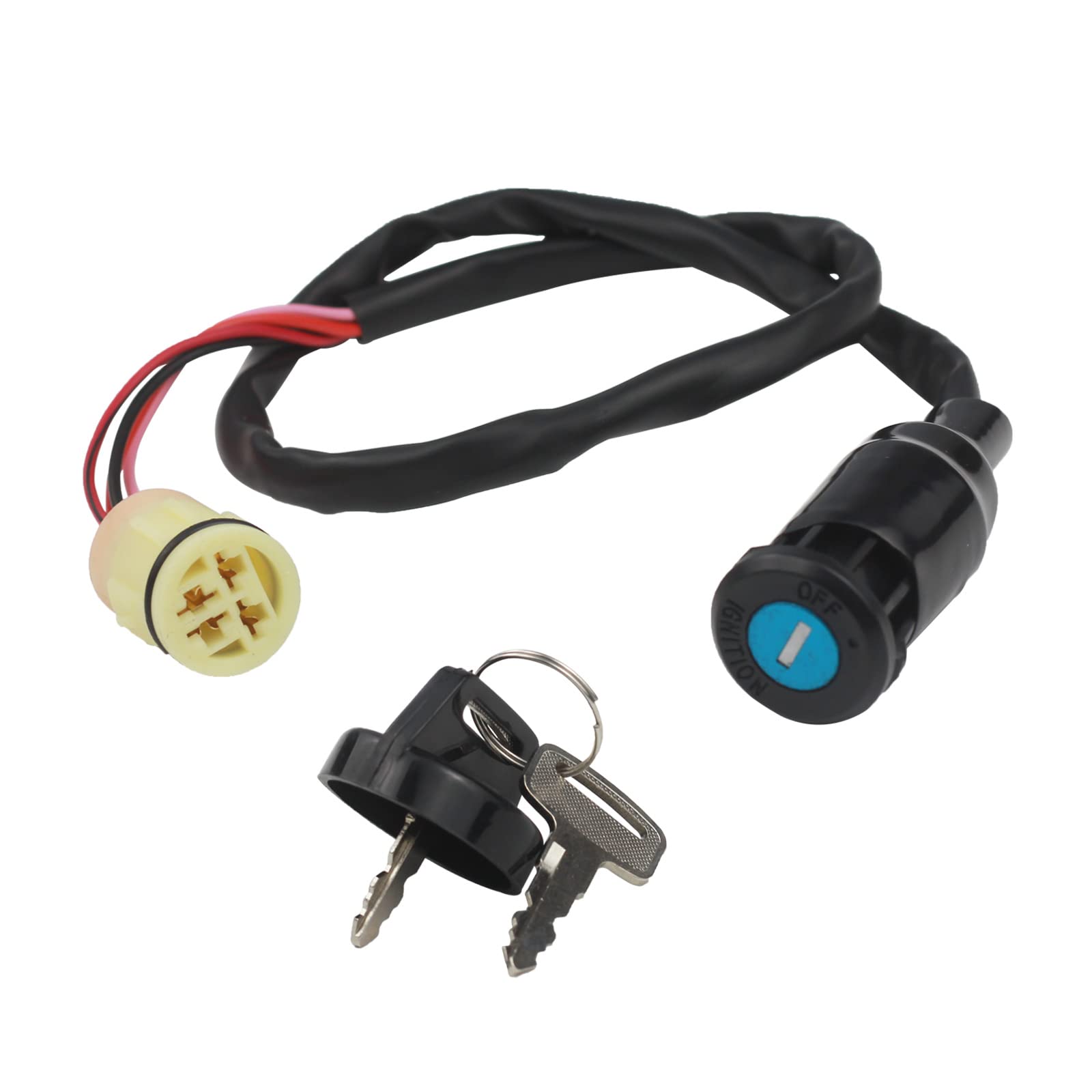 Ignition Switch Key Compatible With Hon-Da Atv Trx350 Trx420 Trx450 Foreman Trx350Fm 4X4 2000-2006 Rancher 350 400 420 Waterproof