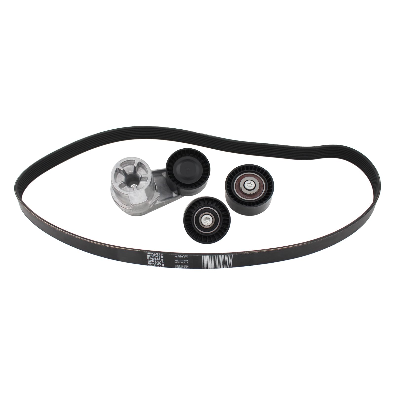 MOTOKU Belt Tensioner and Serpentine Belt Pulley for BMW 530i 2017, 535i 2010-2017, 540i 2017, 640i 2012-2018, 740i 2013-2015, 7