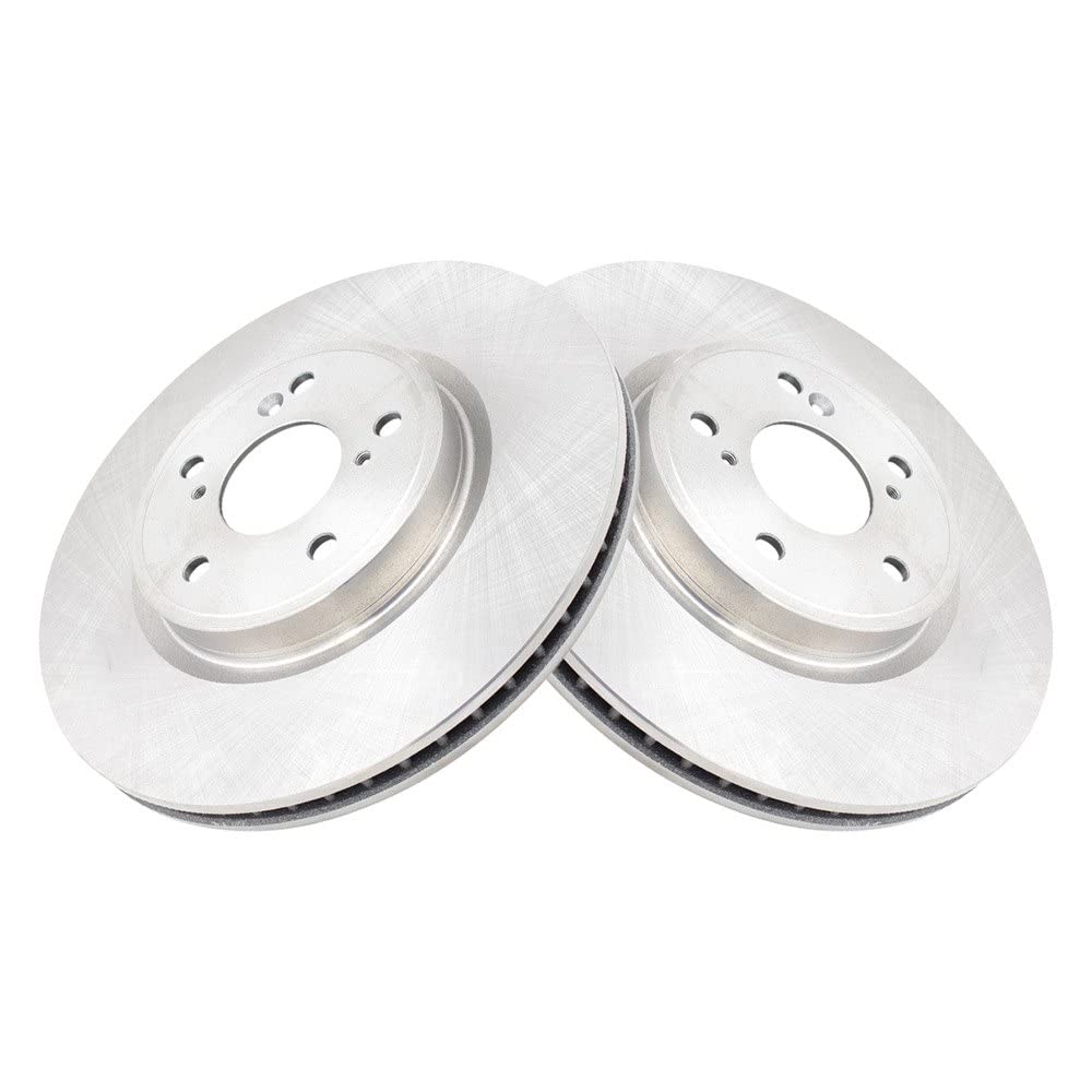 Trq Front Brake Rotors Set Vented Compatible With 2018-2021 Honda Accord 2017-2022 Cr-V