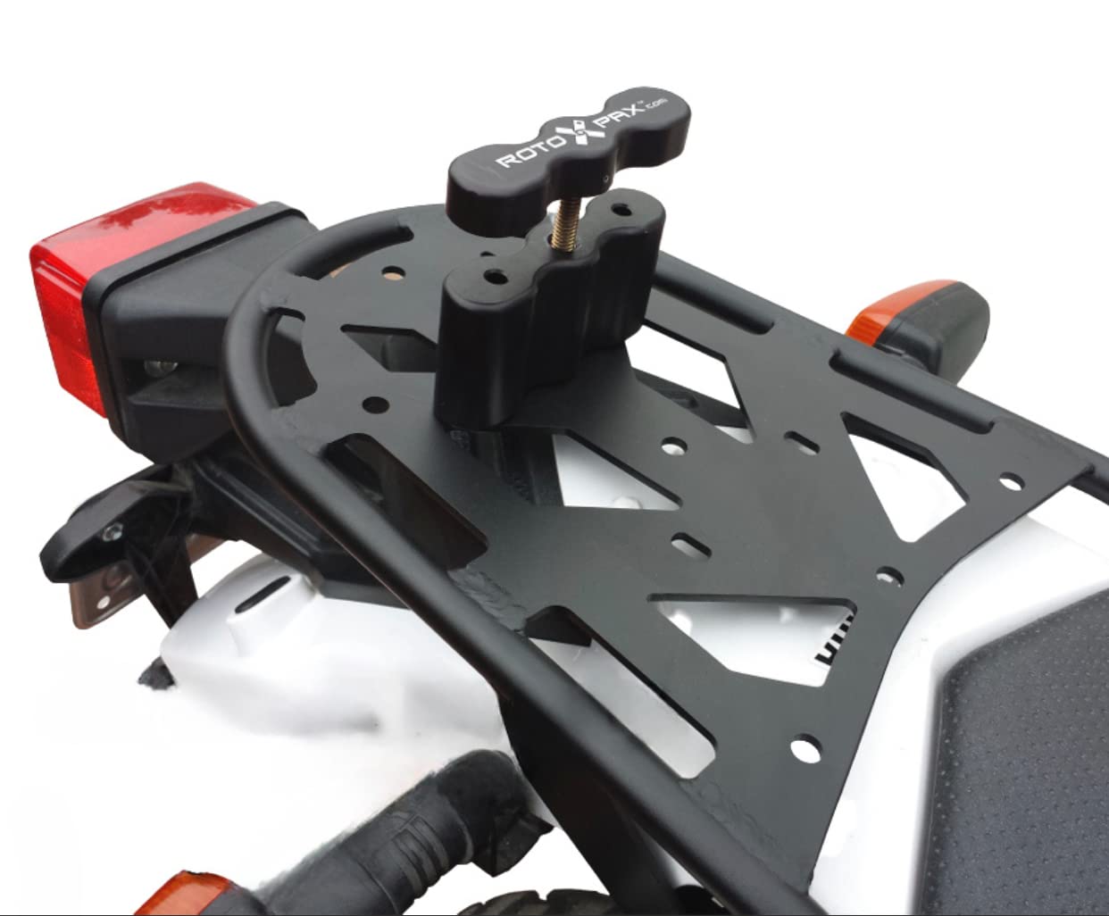 Precision Motorcycle Racks XT250 Rear Luggage Rack, Alloy Steel, Black, Fits Yamaha XT250 (2008-2023)